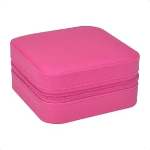 Maleta bolsa porta jóias com ziper estojo portátil viagem