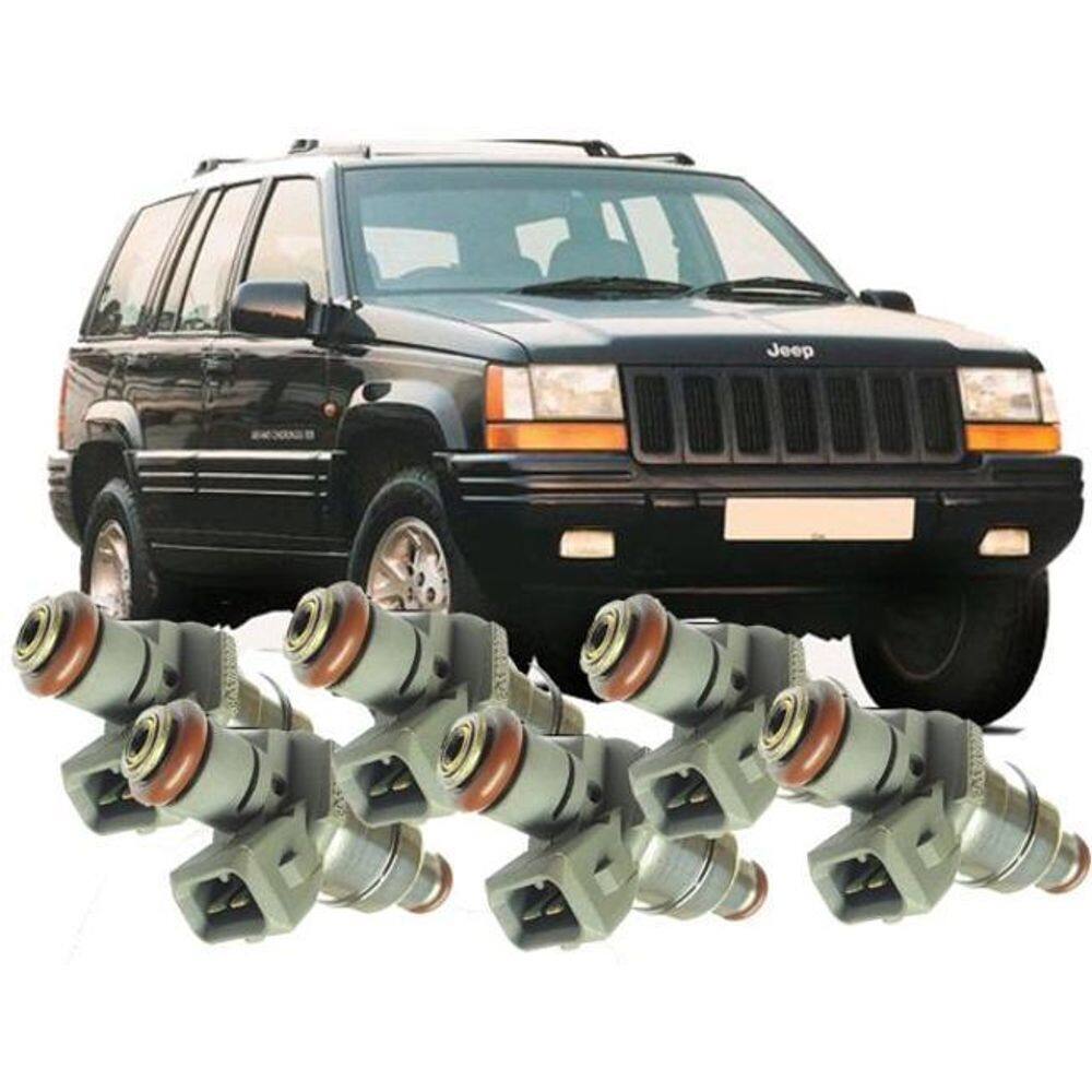 Kit 6 bicos injetores dodge dakota e cherokee sport 53030778
