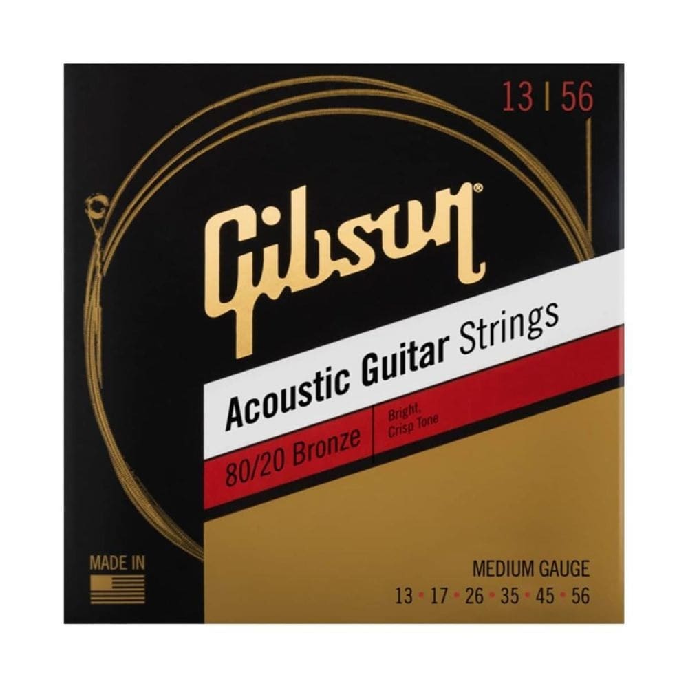 Encordoamento Gibson Violão 013 056 Bronze Ac 80/20 Medium