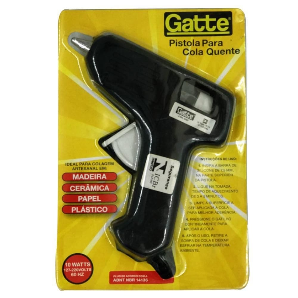 Ferramenta de aplicação de cola quente pequena 10w bivolt 110/220