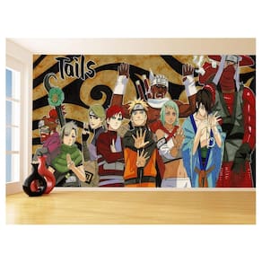 Papel De Parede Anime Naruto Mangá Desenho Art 3,5M Nrt24