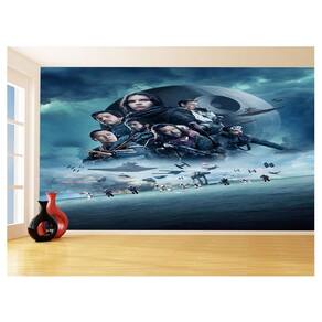 Papel De Parede 3D Star Wars Resistência Batalha 3,5M Stw08