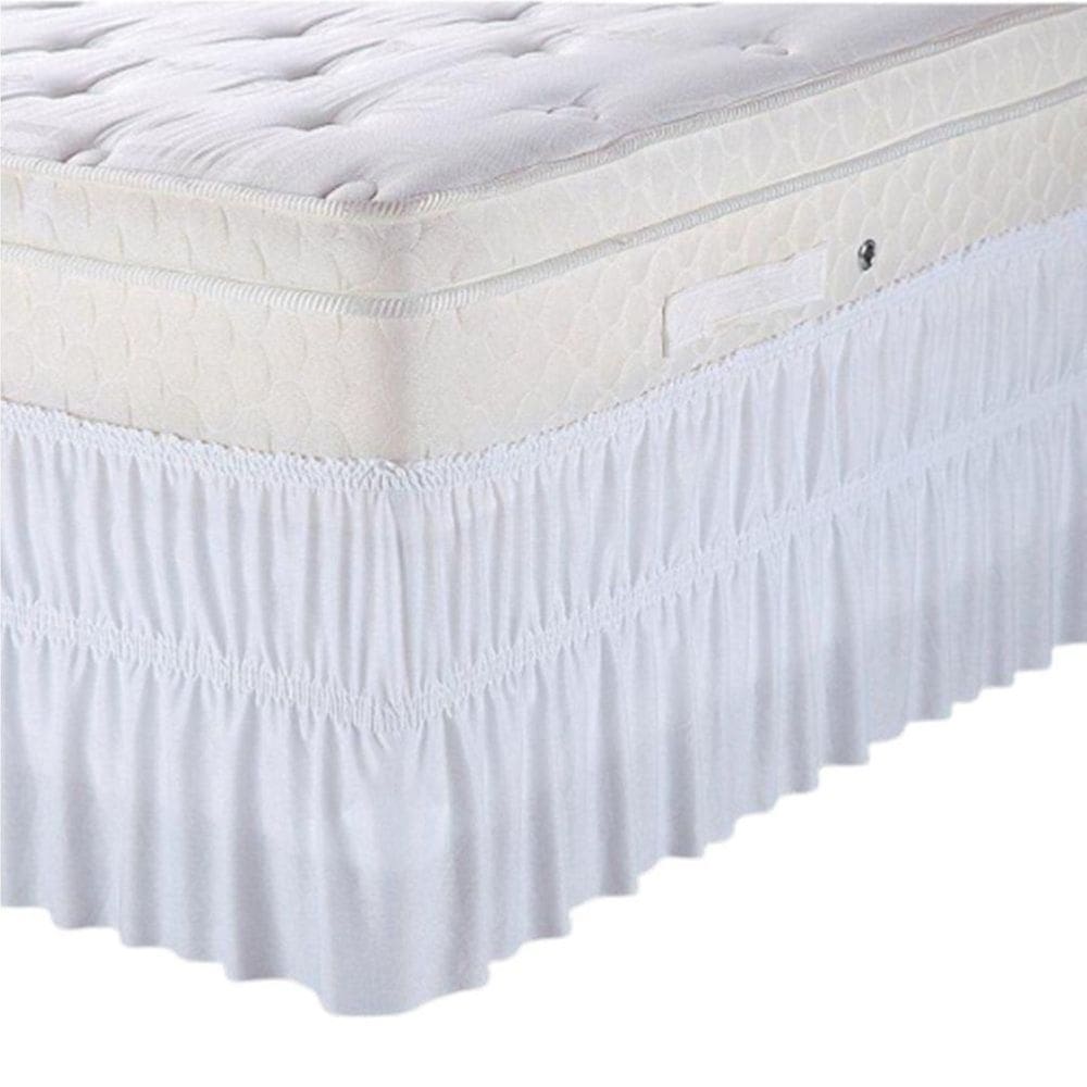 Saia para cama box casal queen pronta