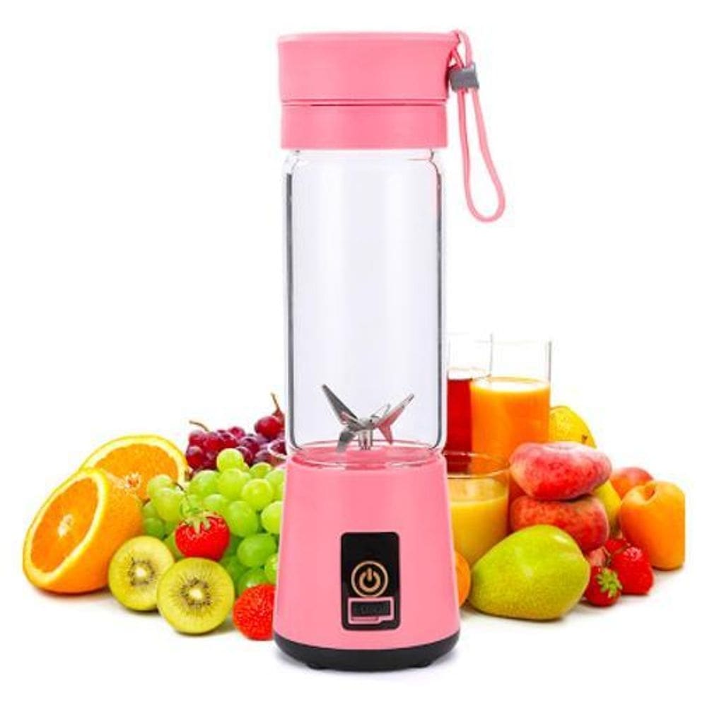 Mini liquidificador portátil usb recarregável sucos e shakes