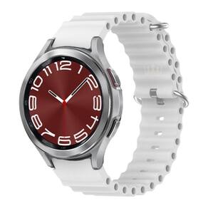 Pulseira Ondulada De Silicone Para Galaxy Watch6 Classic 43