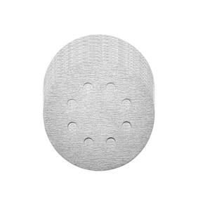Disco de lixa tiras aderentes branco 125mm grão 1000 starfer 10