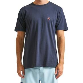 Camiseta Hurley Mini Circle Icon WT24 Masculina Marinho