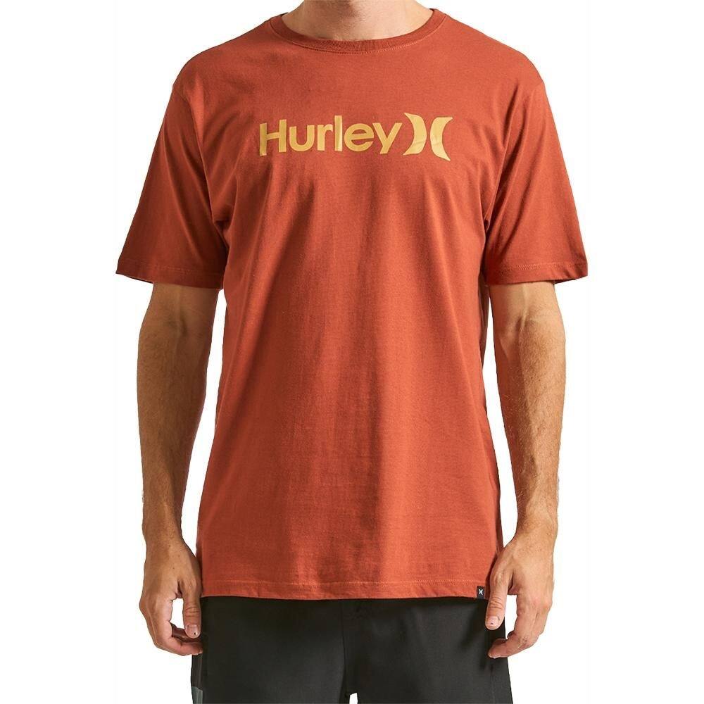 Camiseta Hurley O&O Solid WT24 Masculina Vermelho