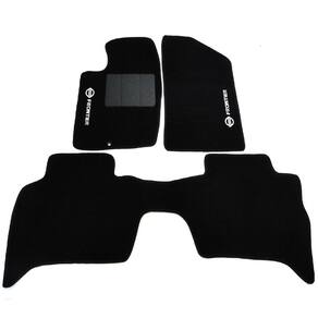 Tapete automotivo nissan frontier carpete base pinada