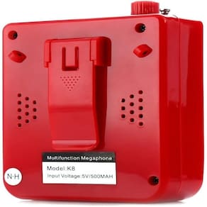 Megafone portatil amplificador kit professor palestrante com