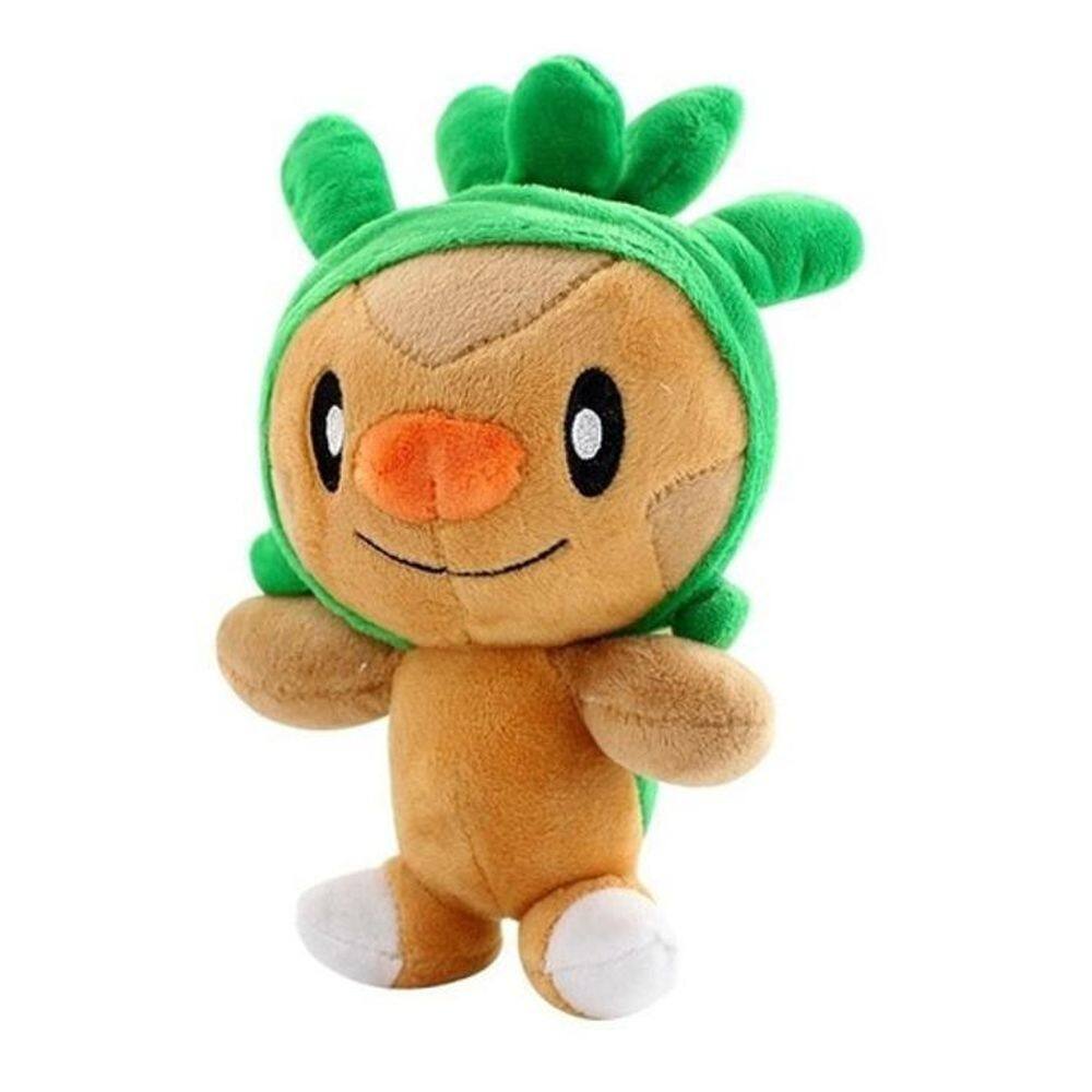 Pokemon chespin pelúcia 15cm pikachu charmander