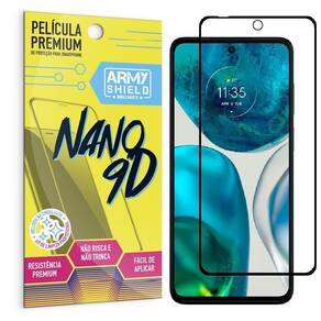 Película moto g52 premium nano 9d armyshield