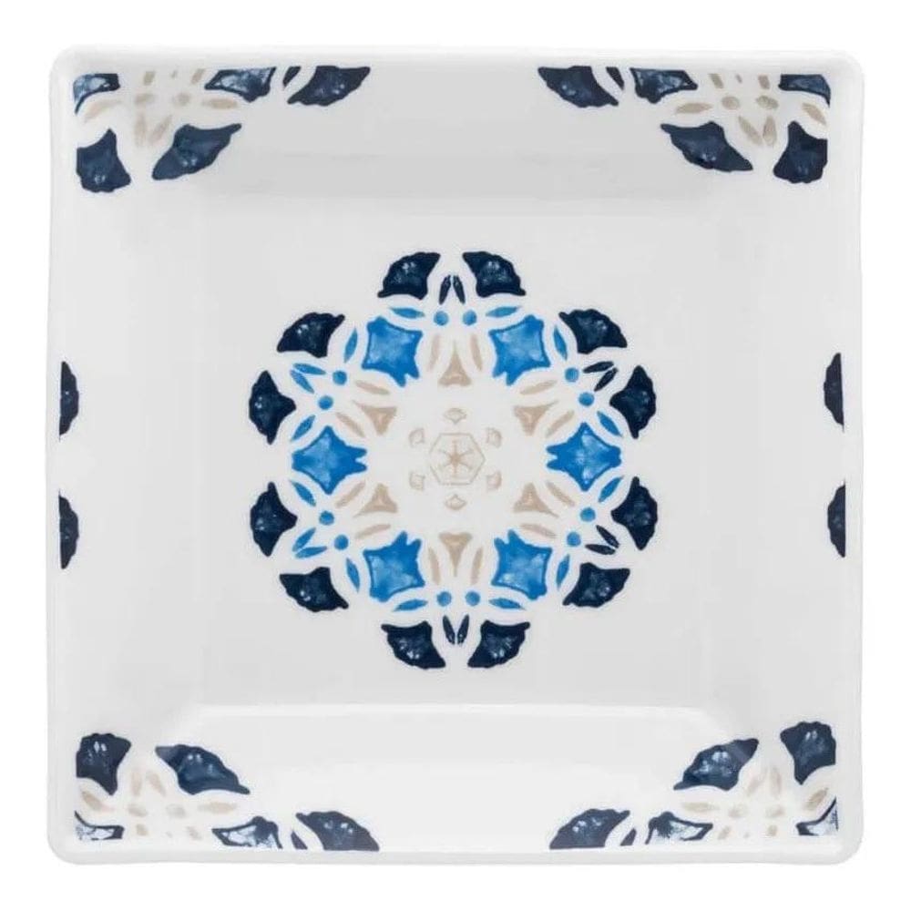 Prato fundo porcelana 21x21cm quartier babet oxford