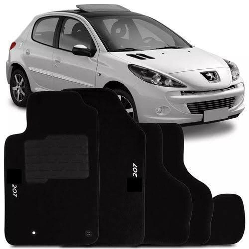 Tapete carpete peugeot 207 passion base pinado