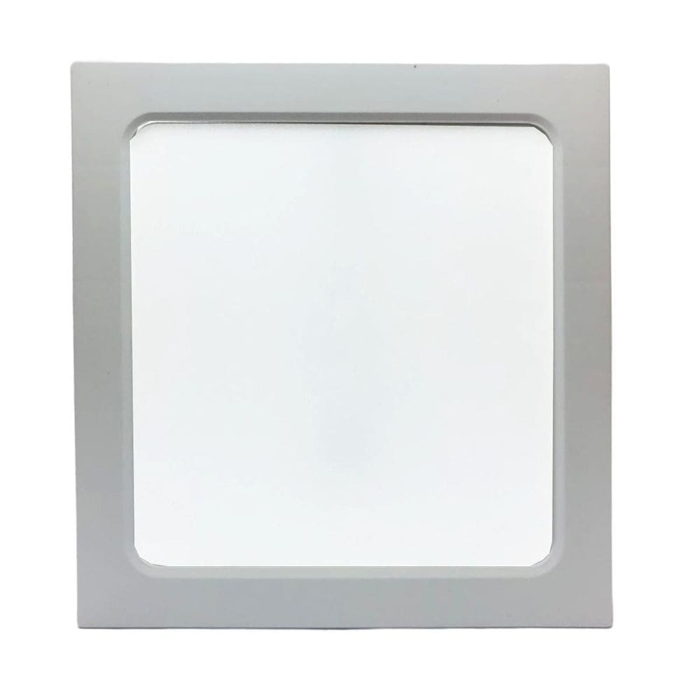 Painel plafon 25w sobrepor quadrado luz fria bivolt