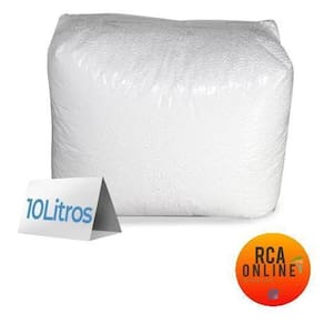 Isopor perola refil para enchimento puff sala e quarto 10 lt
