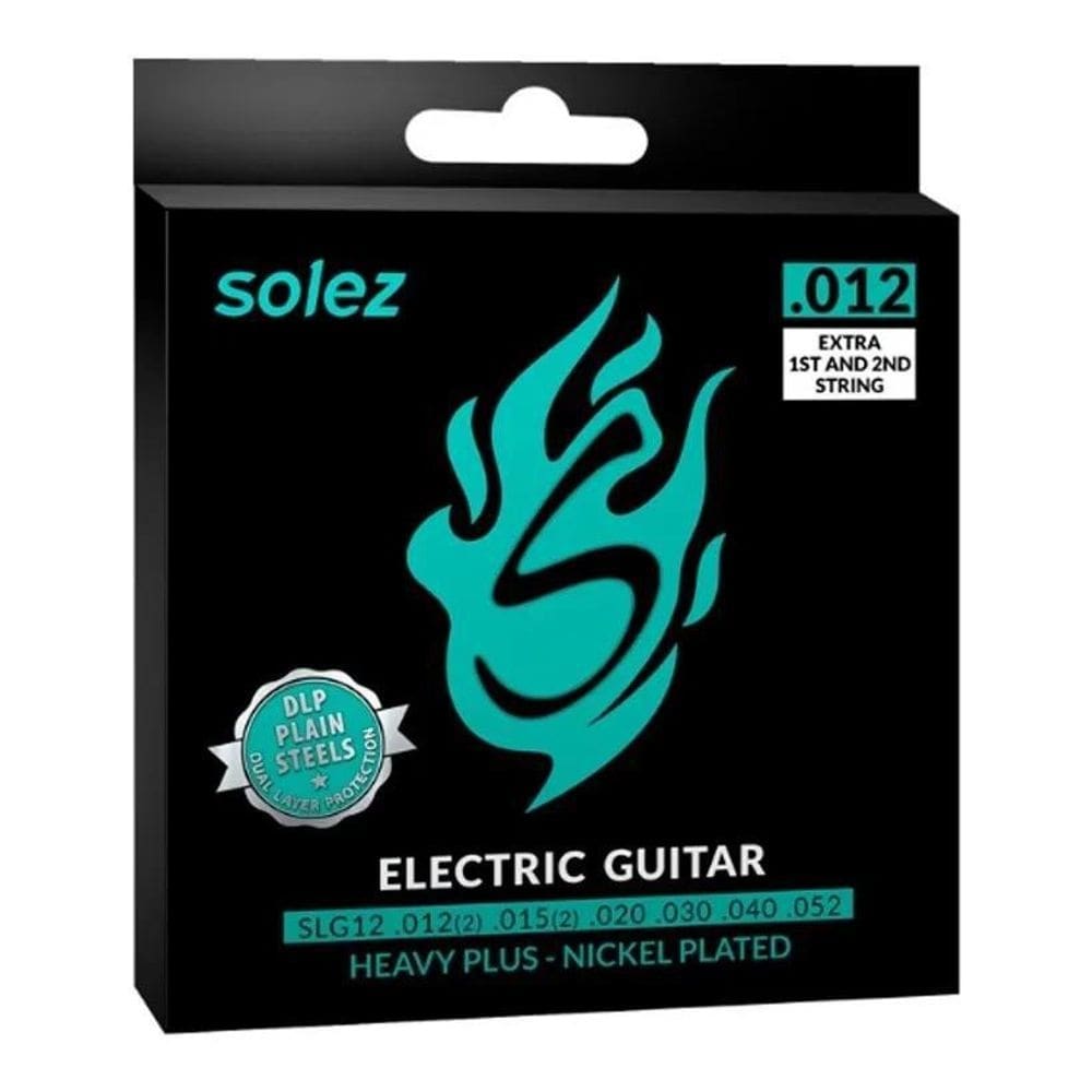 Encordoamento para guitarra solez  0.12 slg12