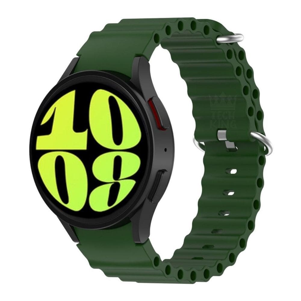 Pulseira De Silicone Ondulada Macia Para Watch6 44Mm