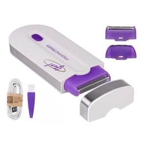 Mini depilador elétrico sem fio feminino recarregável facial