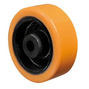 Roda rodinha para carrinho poliuretano r 312 pn até 200 kgs