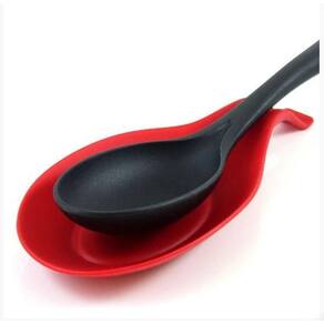 Descanso apoiador de colher suporte apoio silicone cozinha