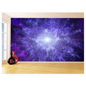 Papel De Parede 3D Espaço Estrelas Galáxia 3,5M Nsp107