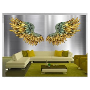 Papel De Parede 3D Arte Asas Selfie Insta Cores 3,5M Tra225