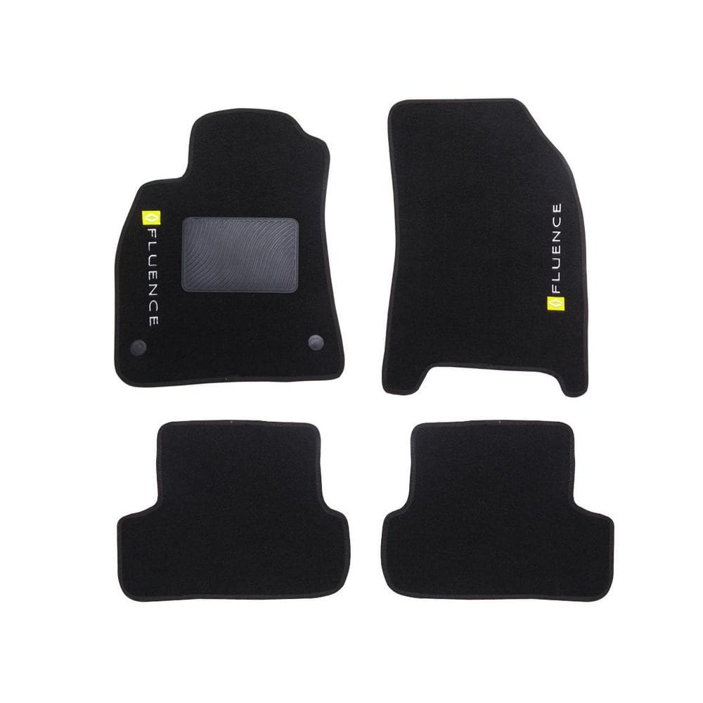 Kit tapete carpete renault fluence 2011 até 2018 preto