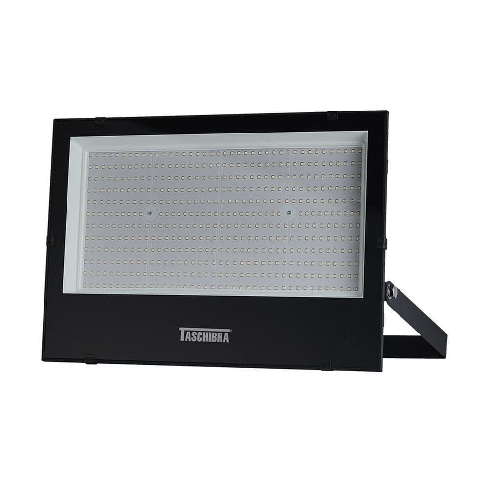 Refletor taschibra led tr slim 500w 6500k preto bivolt