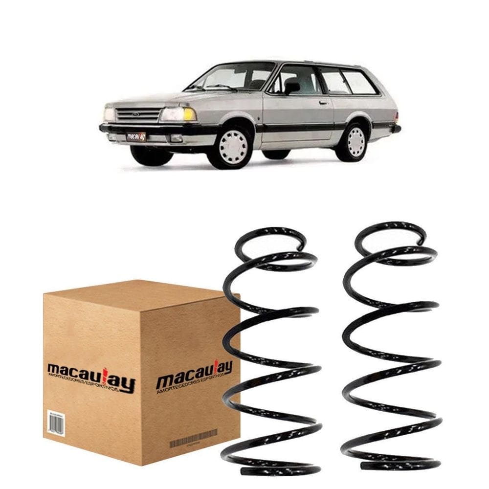 Par de molas convencionais dianteiras ford belina