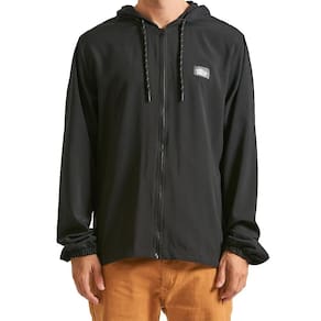 Jaqueta Hurley Windbreaker Mountain WT24 Masculina Preto