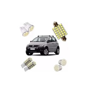 Led pingo e torpedo crossfox 1º g farolete placa teto ré kit