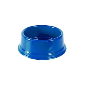 Comedouro Ou Bebedouro Cães Pet Au Azul 1200Ml Jel Plast