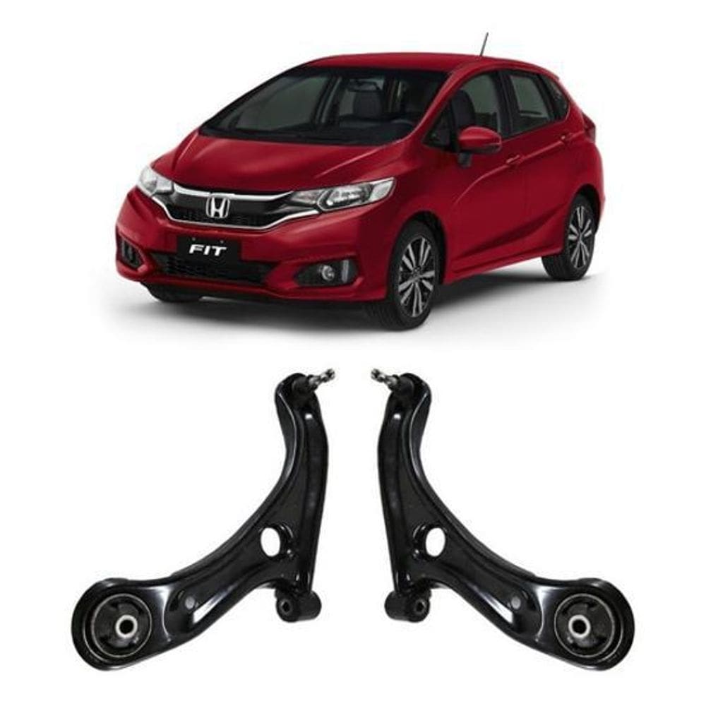 Par bandeja balança dianteira honda fit 2015 2016 2017 2018