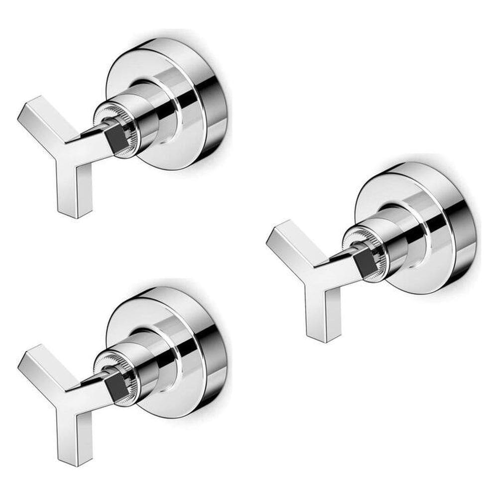 Kit Acabamentos de Registro Base Deca 1/2”, 3/4” e 1” UP Celite Cromado