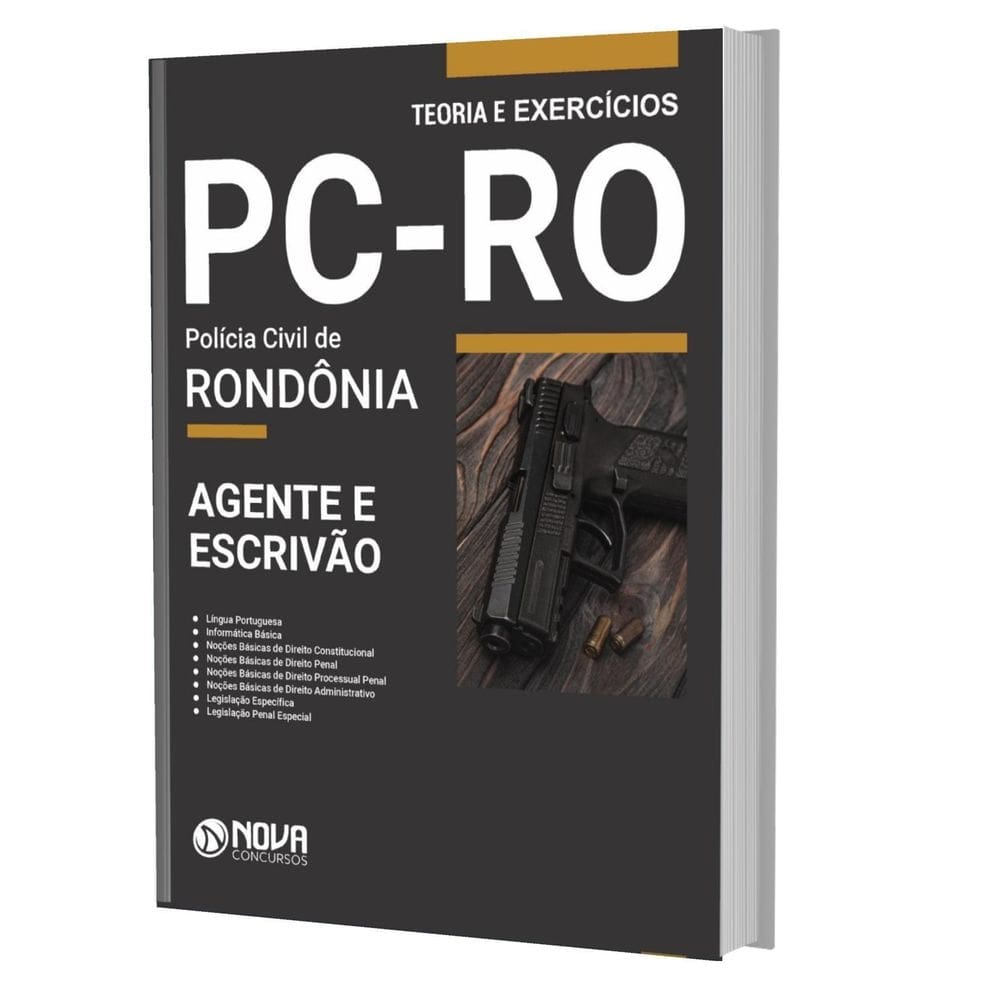 Apostila concurso pc ro - agente e escrivão
