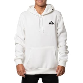 Moletom Quiksilver Canguru Omni Logo FC 305G WT24 Branco