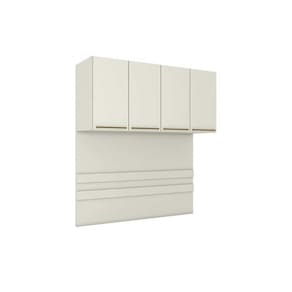 Armário Aéreo Modulado Ponte Casal MC11 Seletto c/ 4 Portas cor Areia - Henn