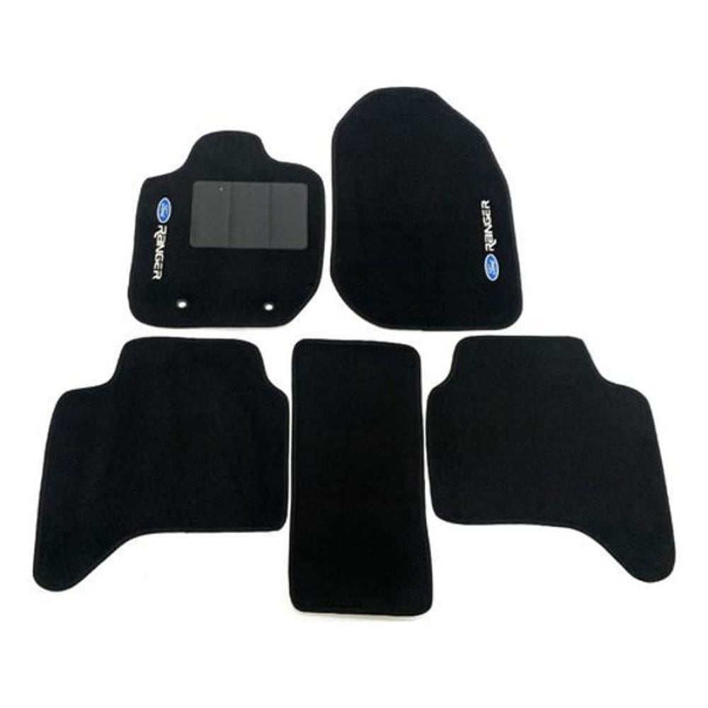 Jogo de tapete automotivo ranger 2013 carpete luxo