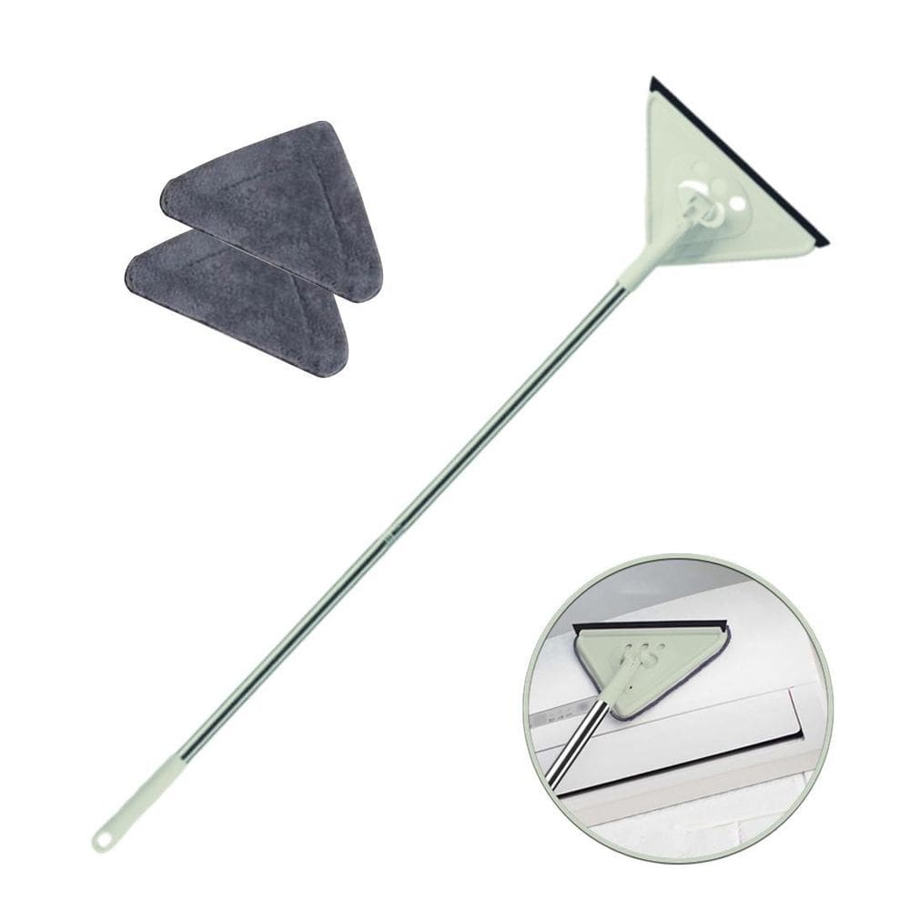 Rodo limpador de vidros triangular extensor 2 refis extra