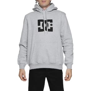Moletom DC Shoes Canguru DC Star 280G WT24 Cinza Mescla