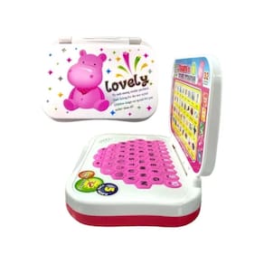 Brinquedo didático interativo para laptop Mini Pink para crianças