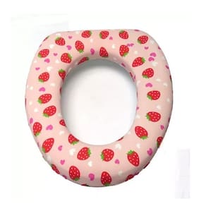 Redutor de Assento Sanitário Acolchoado Morango Love