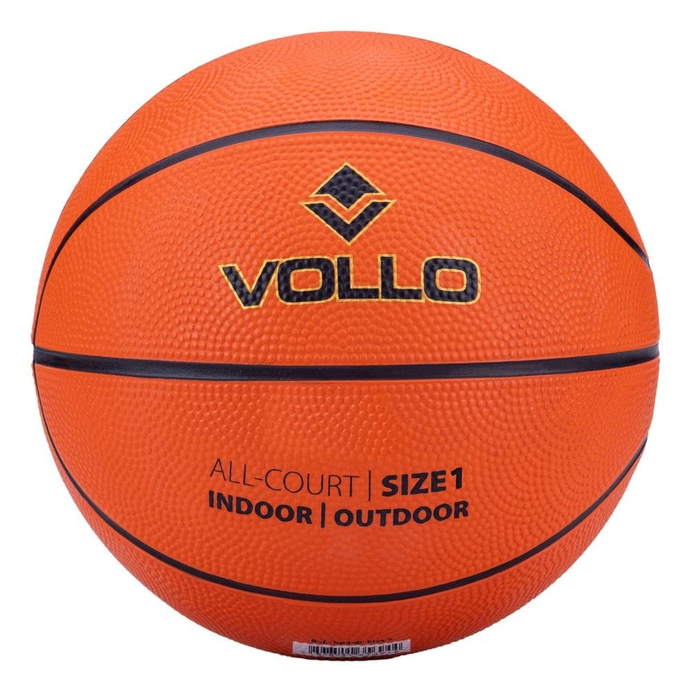 Bola de Basquete All Court Tamanho 1 Indoor Outdoor Iniciantes/Infantil Vollo