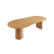 Mesa de Jantar Tampo Orgânica Laminada - Alexandria-2,20x1,10m - Requinte Salas