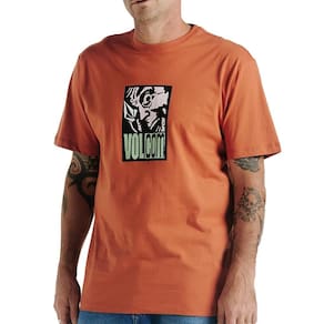 Camiseta Volcom Maniac WT24 Masculina Ferrugem