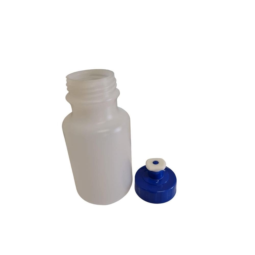 Squeeze para lembrancinhas garrafinha tampa azul 300ml-30un