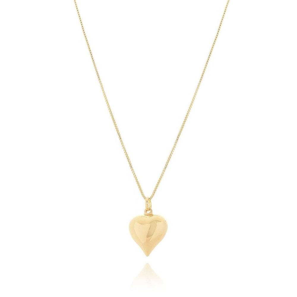 Corrente Cordão Banhado Em Ouro 18k + Pingente