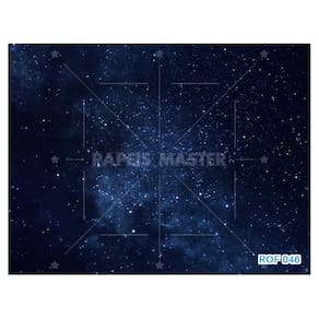 Papel De Teto Céu Espaço Estrelas Galáxias 3,5M Rof46
