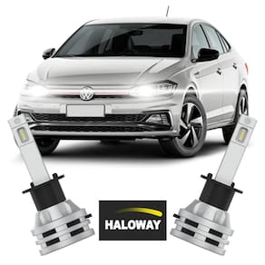 Par lâmpada led farol alto virtus 2017/2022 6500k haloway